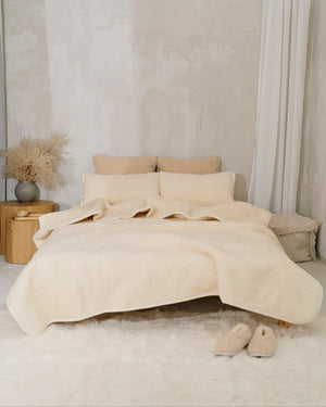 Merino Wool Blanket "Luka" | Two-Layered