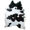 Black and white cowhide rug XXL