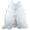 Grey cowhide rug L
