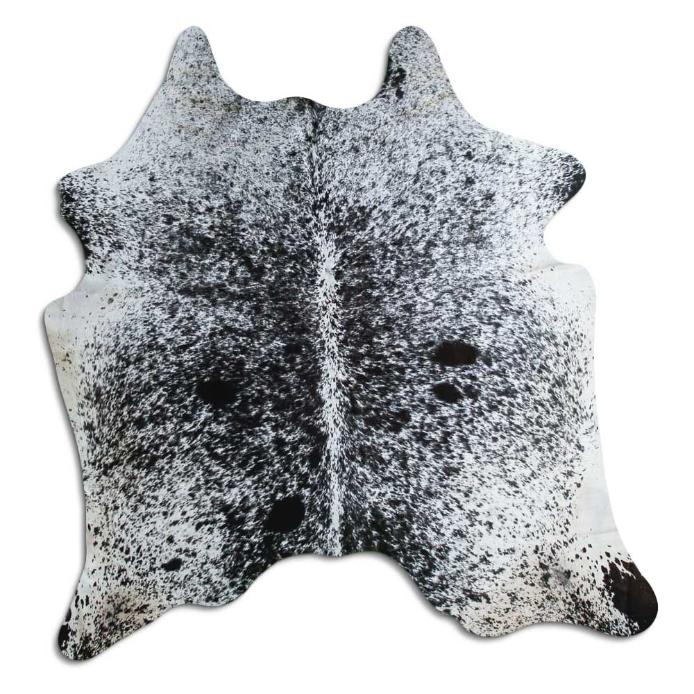 Koberec z exotickej kravskej kože Salt and Pepper XL