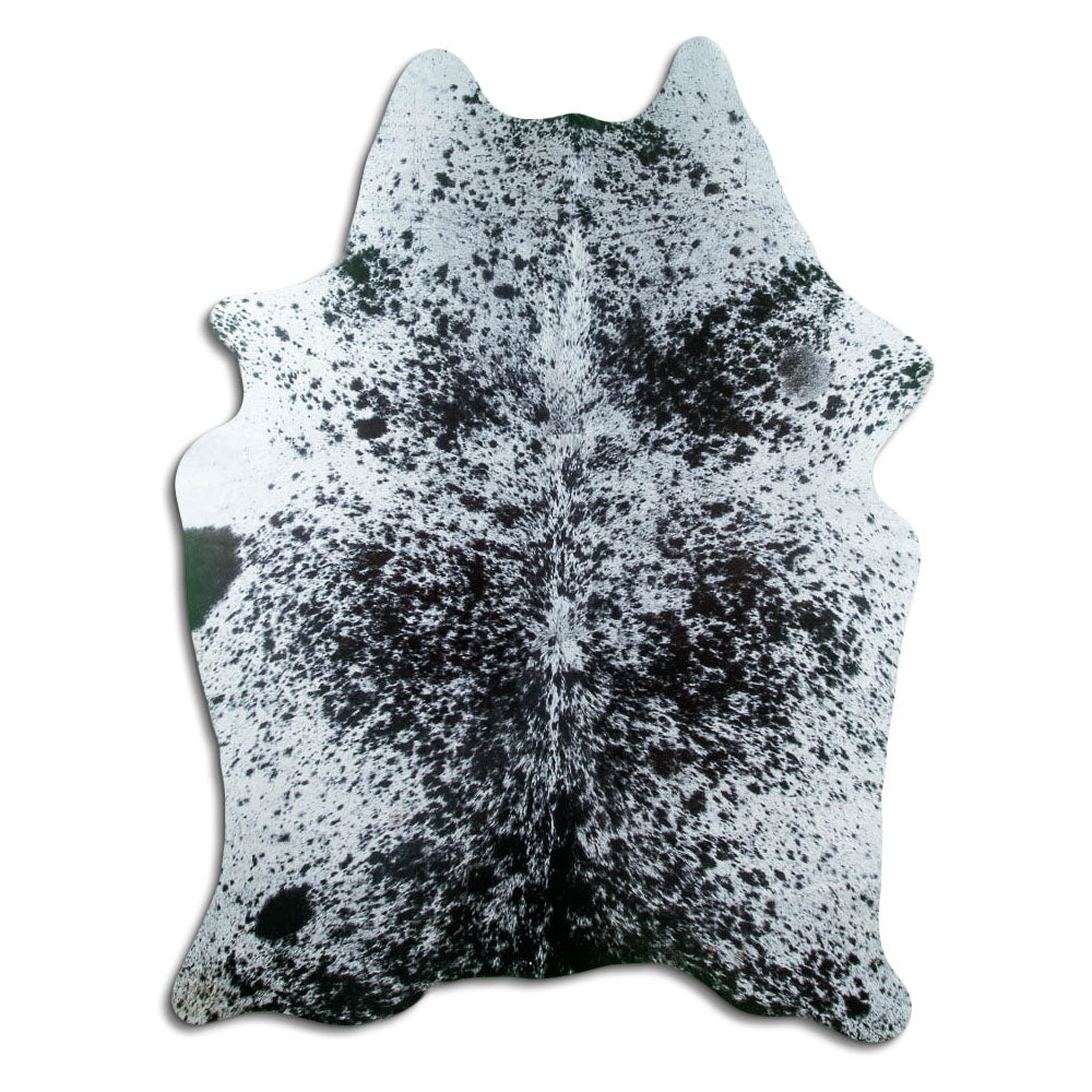 Koberec z exotickej kravskej kože Salt and Pepper L