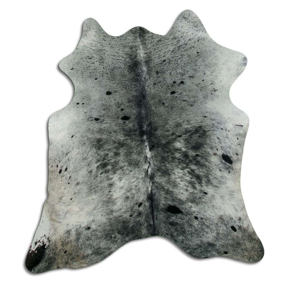 Salt and Pepper Exotic cowhide rug M