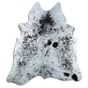 Salt and Pepper Exotic cowhide rug XL