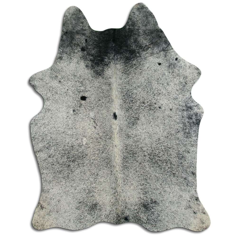 Salt and Pepper Exotic cowhide rug XL