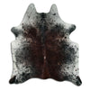 Salt and Pepper Exotic cowhide rug L