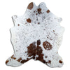 Salt and Pepper Exotic cowhide rug L