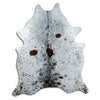 Salt and Pepper Exotic cowhide rug XL