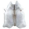 Grey cowhide rug XL