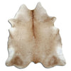Champagne cowhide rug L