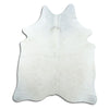 Brown cowhide rug L