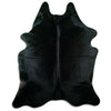 Black cowhide rug XL