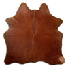 Hnedý koberec z kravskej kože M
