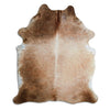 Brown cowhide rug XL