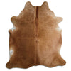 Brown cowhide rug XL