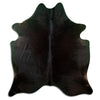 Brown cowhide rug L