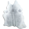 Grey cowhide rug XL