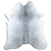 Grey cowhide rug M
