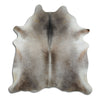 Grey cowhide rug XL