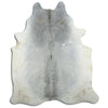 Grey cowhide rug XXL