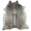 Grey cowhide rug XL