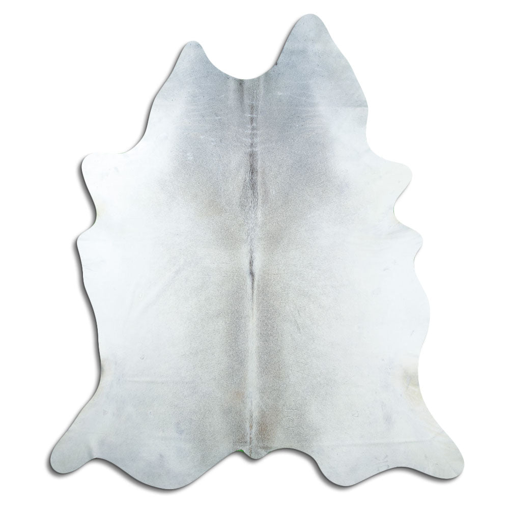 Grey cowhide rug XXL