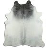 Grey cowhide rug XL