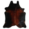 Brown cowhide rug XL