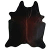 Brown cowhide rug XXL