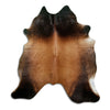 Brown cowhide rug XL