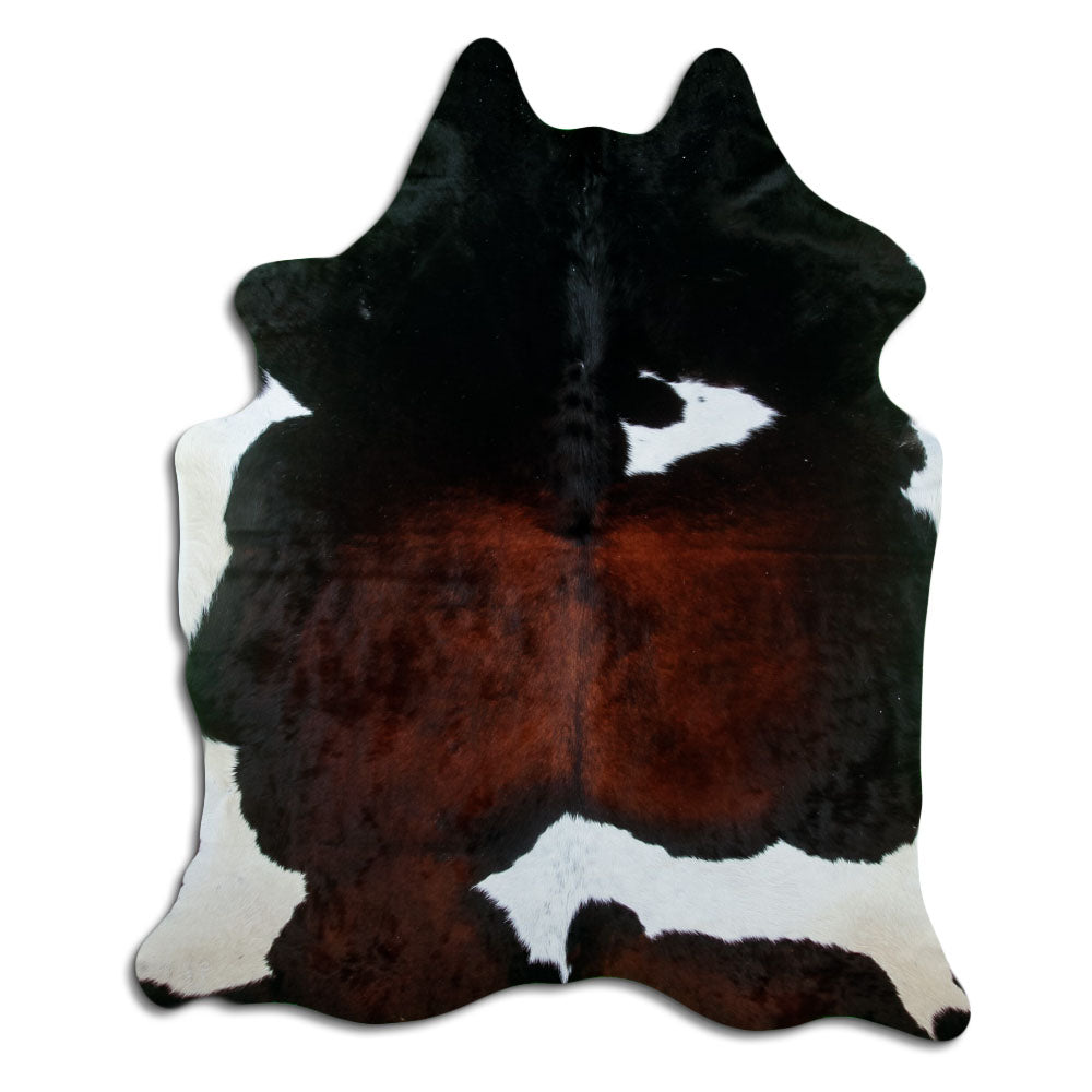 Tricolour cowhide rug XL