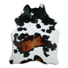Tricolour cowhide rug XL