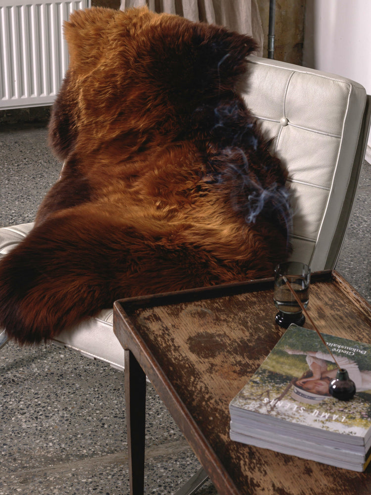 Brown sheepskin Rusty