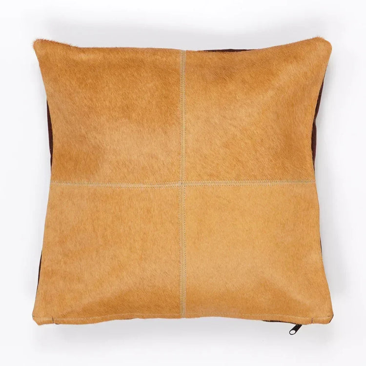 Cowhide Cushion Cover – Caramel