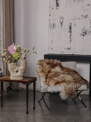Mouflon sheepskin rug