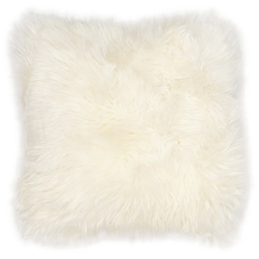 Sheepskin cushion